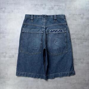 Vintage 90’s Blue JNCO Jeans Baggy Skater Denim Jorts